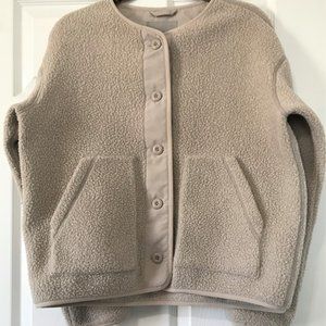 Everlane Women Fleece Button Jacket Coat M